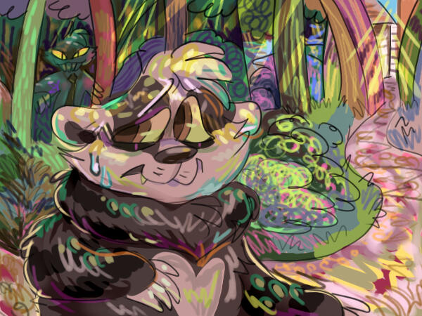 badger takes the dangerous road home